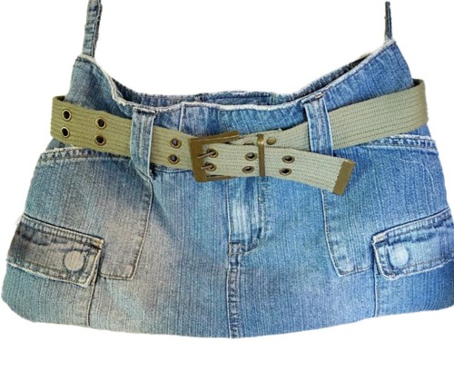 handgefertigte Denim Handtasche/modische Denim Tasche/Designer Handtasche - Bild 1 von 11