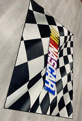 Nascar Finish Flag Rug, Sport Flag Rug, Nascar Sport Rug,Car Sport