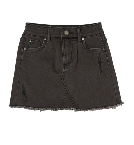 Ensemble Jupe à Volants LeLe Vintage Pour Fille – Denim 2 Pièces Taille 4 Ans