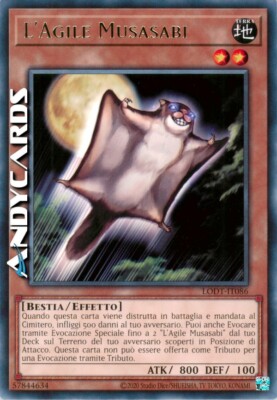 L'AGILE MUSASABI   (Nimble Musasabi)   Rare   LODT IT086   Unl 2024   Yugioh!