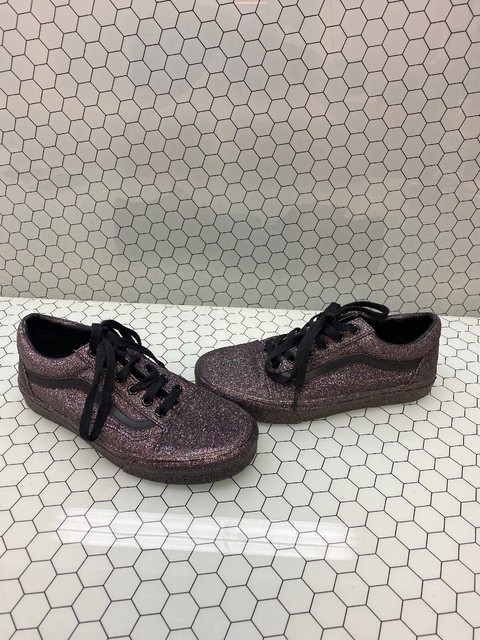 ladies old skool black vans