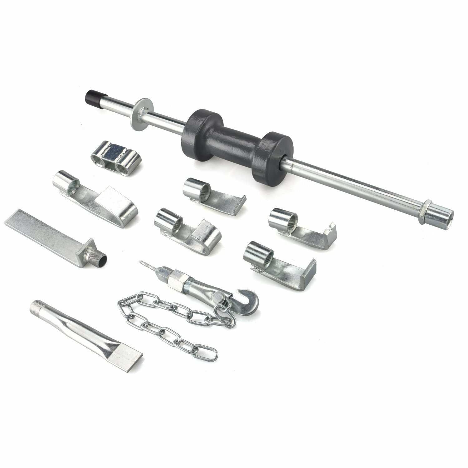 18 pc Heavy Duty Heat Treated Dent Puller Slide Hammer Body Shop Repair