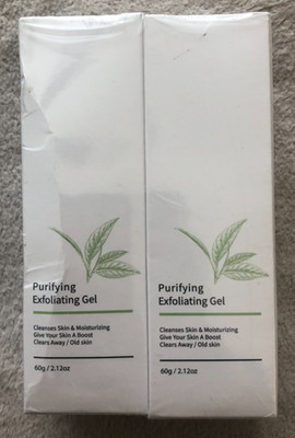Purifying Exfoliating Gel (2 Pack) Brightening Exfoliating Gel Scrub Face/Body