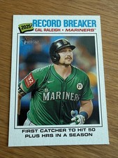Cal Raleigh 2026 Topps Heritage Record Breakers #231 Mariners