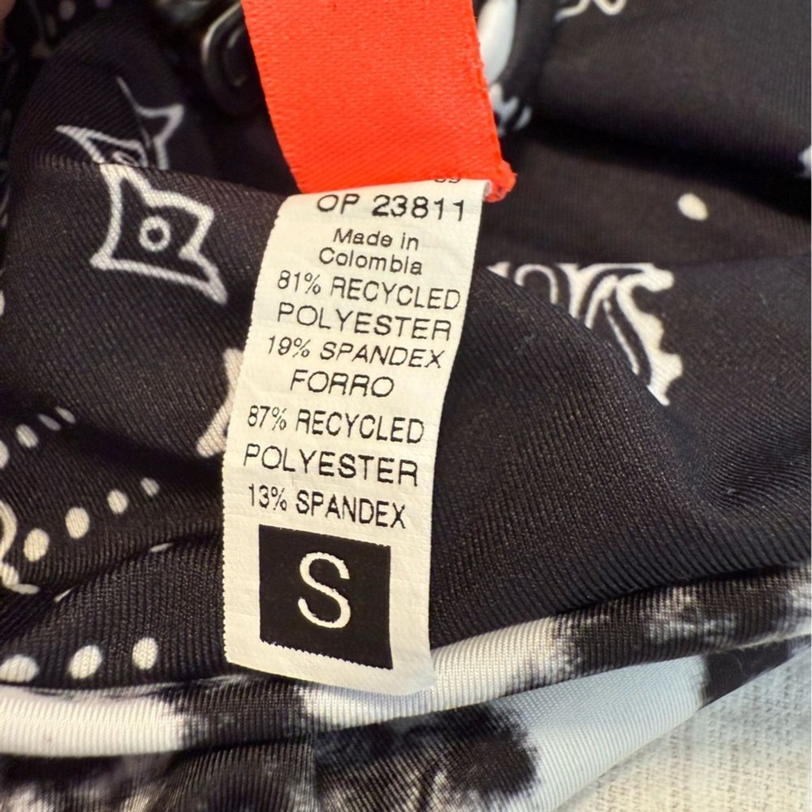 Maaji Ebony Black Spectacle Long Sleeve Top Bikin… - image 9