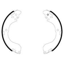 Bremsbackensatz hinten für Nissan Juke F15 | 23916051