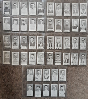 Reproduction set of 50 Lacey's Footballers 1925