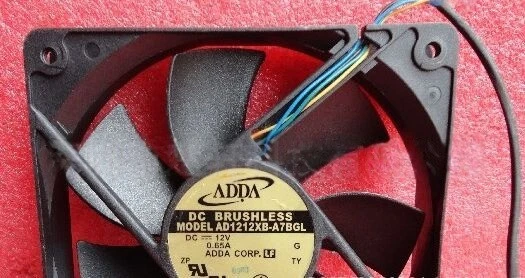 ADDA AD1212XB-A7BGL Axial flow fan 12V(V)0.65A(A)120*120*25MM 117CFM# - Image 2 of 3