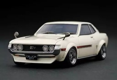 Ignition Model 1/18 Toyota Celica 1600GTV TA22 White Diecast Car Used IG2594