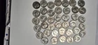 Lot of 40 90% Washington Silver Quarters All 1964. $10face value