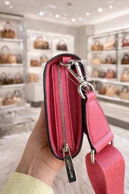 Michael Kors Jet Set Item LG Zip Around Wallet Crossbody Bag MK
