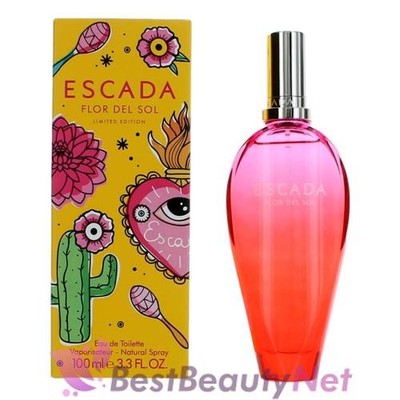 Flor Del Sol Limited Edition by Escada for Women 3.3oz Eau De Toilette Spray