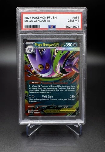 PSA 10 Mega Gengar EX 056/094 2025 Pokémon PFL EN Gem Mint 👻🔥 Full Art