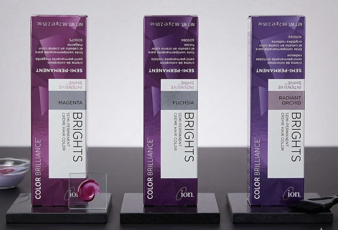 Ion Brilliance Brights Semi Permanent Dye | Magenta,Orchid,F