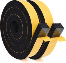 2 Rolls High Density Adhesive Foam Seal Tape 2"W x 1"T x 13Ft Long for RV