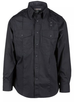 5.11 Taclite Men's Large Long Sleeve PDU B-Class Shirt Dark Navy 72366 New