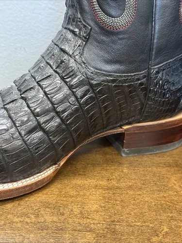 ❤️ Botas de Colección Don Cuco’s Vaquero Occidental Personalizadas Piel de Cocodrilo EE. UU. 12 - Imagen 12 de 17