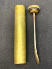 Esercito Britannico Ottone Bottiglia Di Olio PRIMA GUERRA MONDIALE/WW2 SMLE Lee