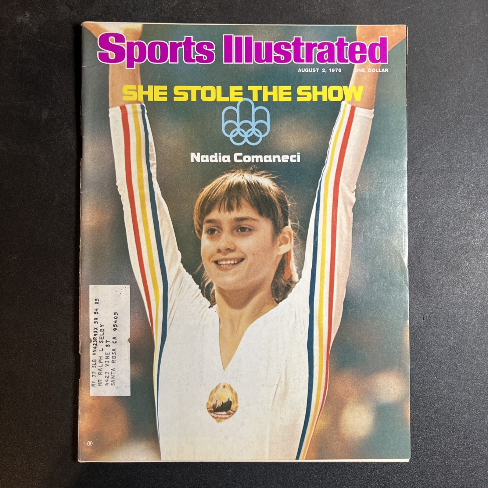 1976 NADIA COMANECI OLYMPIC GOLD - PERFECT 10 STOLE THE SHOW Sports Illustrated