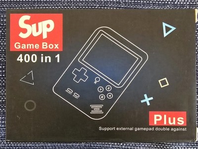 SUP Game Box 400 in 1 Plus Handheld NES Console TV Out 480p RCA Black