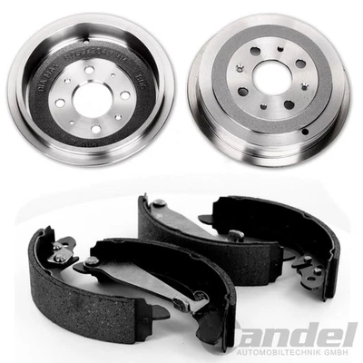 Tambour de Frein 203mm + Mâchoires Convient pour Citroen Saxo + Peugeot 106 II - Photo 1/4