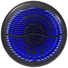 Rockville MS10LB 2400W 10" Free Air Marine Subwoofer, LED Lighting, Weather-R...