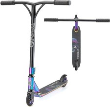 Xootz Mirage Stunt Scooter Freestyle Trick Scooter Steel Y Bar Neo-Chrome HSEGAR