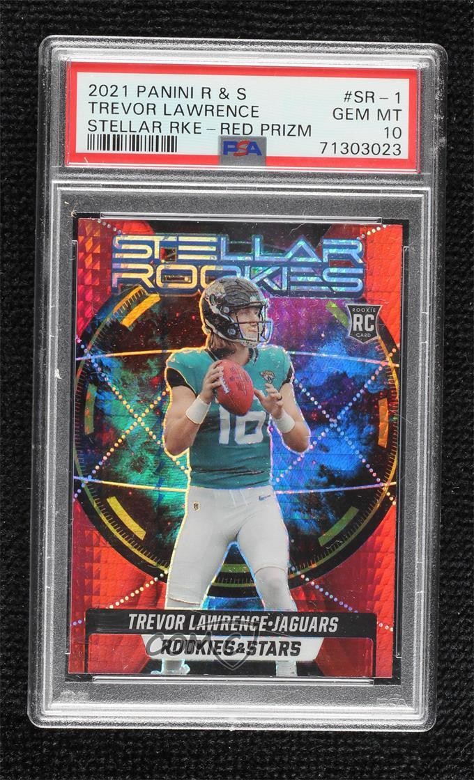 Trevor Lawrence Panini Rookies & Stars Stellar Rookies #SR1 Red