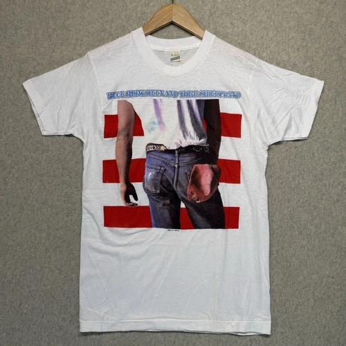 Bruce Springsteen Born In The U.S.A. Tour T Shi 1980s vintage concert t-shirt, vintage, size L, single stitch, B+ condition