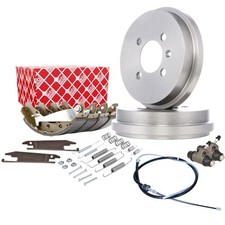 FEBI BILSTEIN Bremsbacken + Bremstrommel Rep-Satz Nachsteller für MII SKODA
