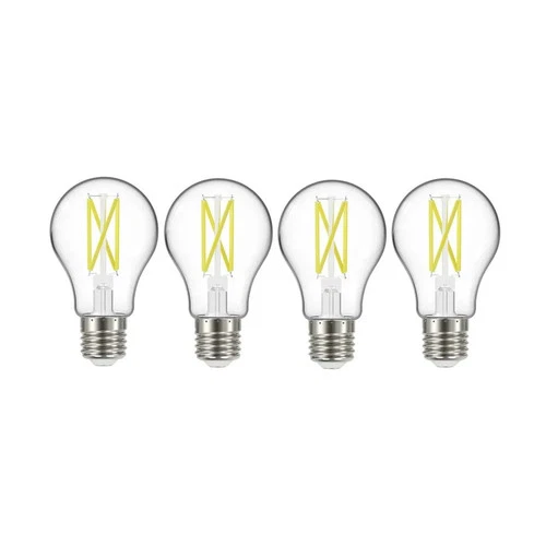 10.5W A19 LED - 75W Replacement - Clear - Medium base - 2700K - 120V - 4-PACK - Picture 2 of 7