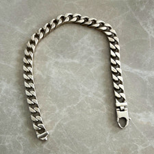 925 Sterlingsilber Panzerkette Armband nickel...