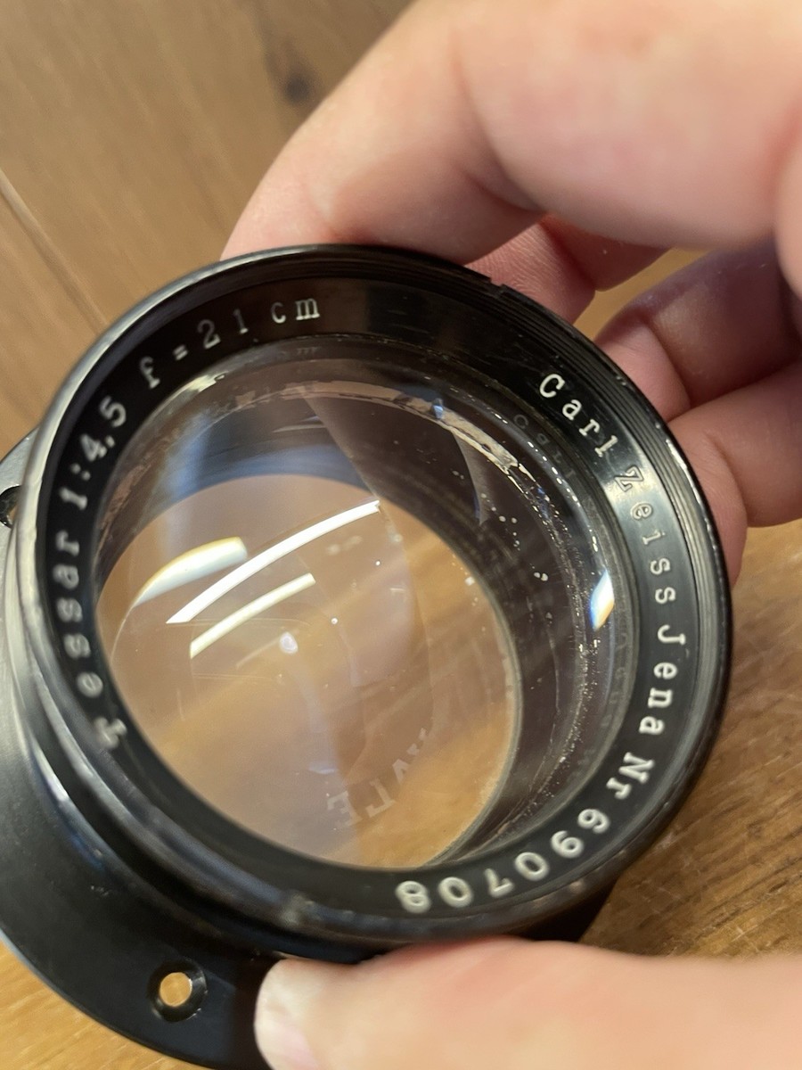 Near Mint* Carl Zeiss Jena Tessar 21cm 210mm F/4.5 Barrel Large