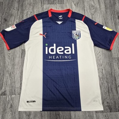 West Brom Bromwich Albion Fußball Trikot Herren Gr. X Large Trikot 2021 22 Home 
