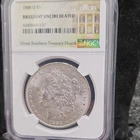 1888-O Morgan Silver Dollar $1 NGC Brilliant Uncirculated Great Southern Hoard