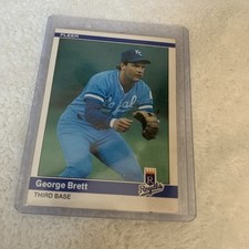 1984 Fleer - George Brett #344 Kansas City Royals HOF
