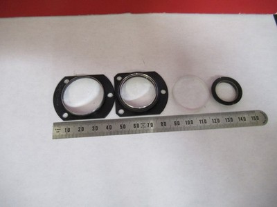 VICKERS ENGLAND UK Lot Linsen Optik Mikroskop Ersatzteil U7-D-27 Wie Abgebildet