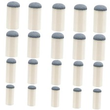 20pcs Slip On Pool Cue Tips, 4 Sizes Pool Queue Stick Tips Replacement Kit,