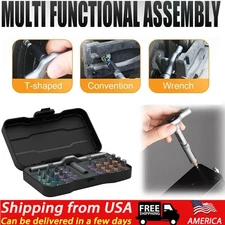 Home Repairs 24 In 1 Multi Bit Magnetic Screwdriver Set Multifunctional Toolbox 