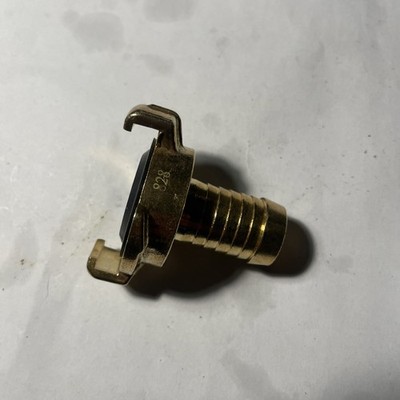 Geka Messing Kupplung Auf  3/4  Schlauchthylle. Mit Schlauchschelle Neu