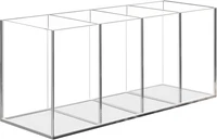 Uquelic Acryl Stifthalter - Klarer Bleistifthalter Schreibtisch Organizer -Up Pi