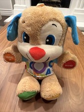 Fisher Price Laugh and Learn ABC Smart Stages Interactive Puppy Plush Dog WORKS  
