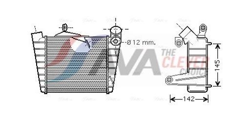 Fits AVA VNA4213 INTERCOOLER VW POLO (2002) 1.8 GTI