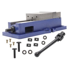 4" Lockdown CNC Milling Machine Vise Clamping Vice Precision Without Base