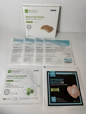 11 Pc Wound Dressing Lot - Neuheils Medvance Optifoam Sacral Silicone Foam 7x7