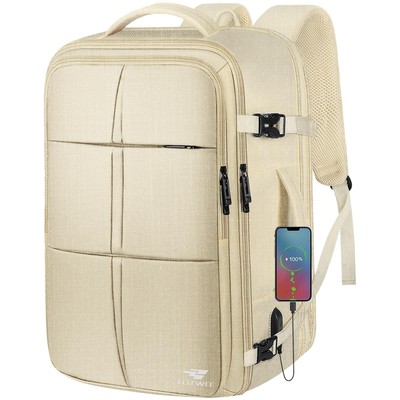 Travel Backpack, Carry On Backpack for Men Women, 55L Extra Large Bag Waterpr...