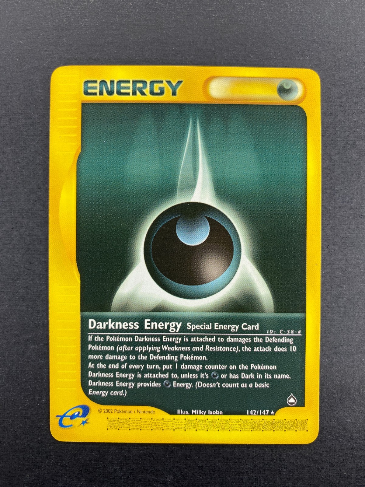 Darkness Energy - 142/147 - Aquapolis - NM