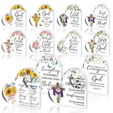 Huwena 12 Pcs Christmas Gifts Heart 3.94 x x 0.39 inches, white, pink 