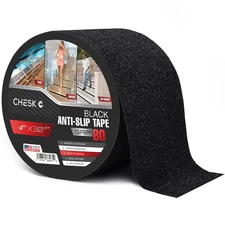 Grip Tape for Stairs – 4In X 30Ft Black Anti-Slip Stair Strips – Adhesive Stair