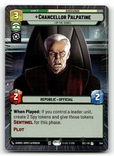 Chancellor Palpatine I Am the Senate Hyperspace 346 carta